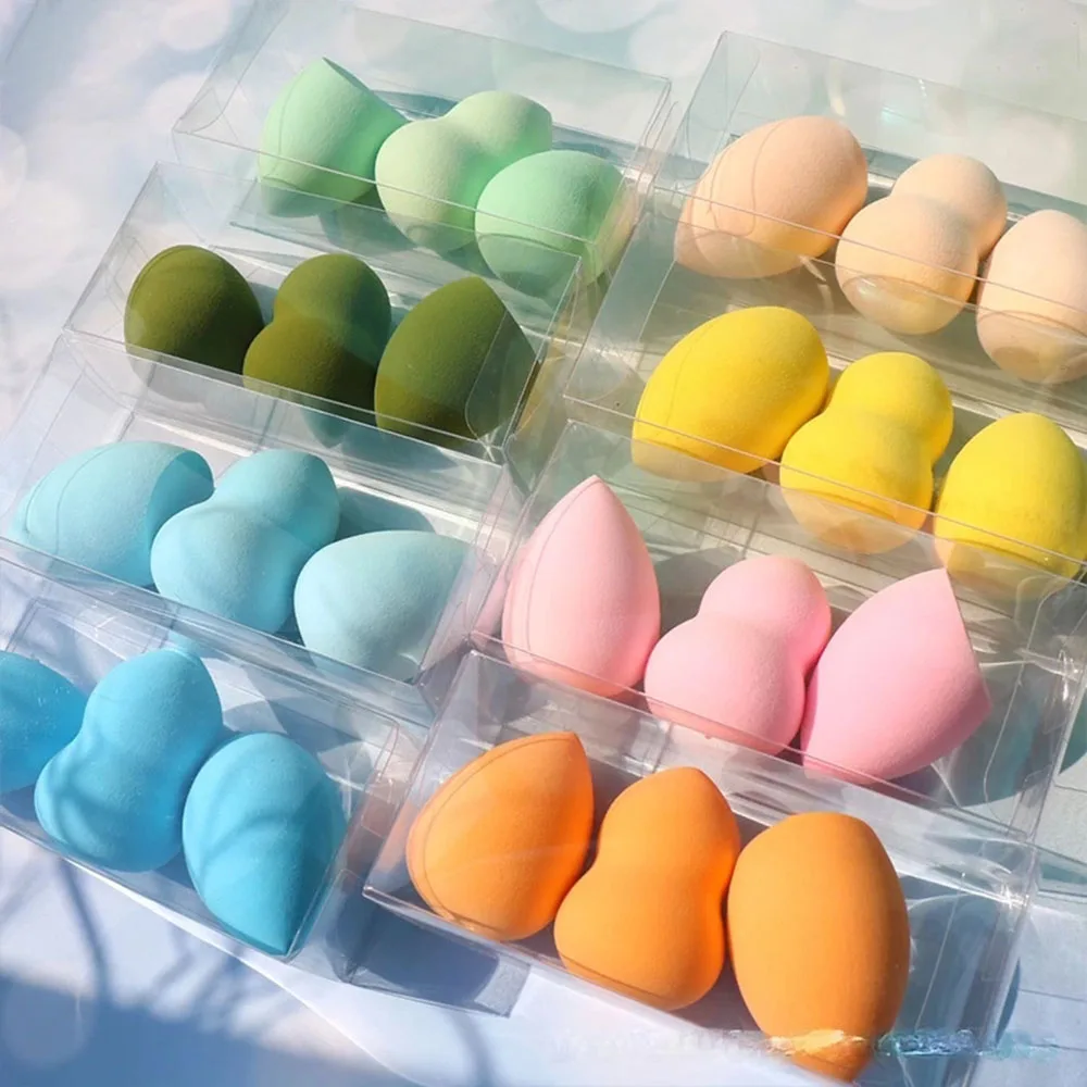 3PCS Dry & Wet Use Makeup Blender Puff Sponge Set Foundation Powder Blush Blender with Storage Box Plastic Makeup Tools
3PCS Dry & Wet Use Makeup Blender Puff Sponge Set Foundation Powder Blush Blender with Storage Box Plastic Makeup Tools
