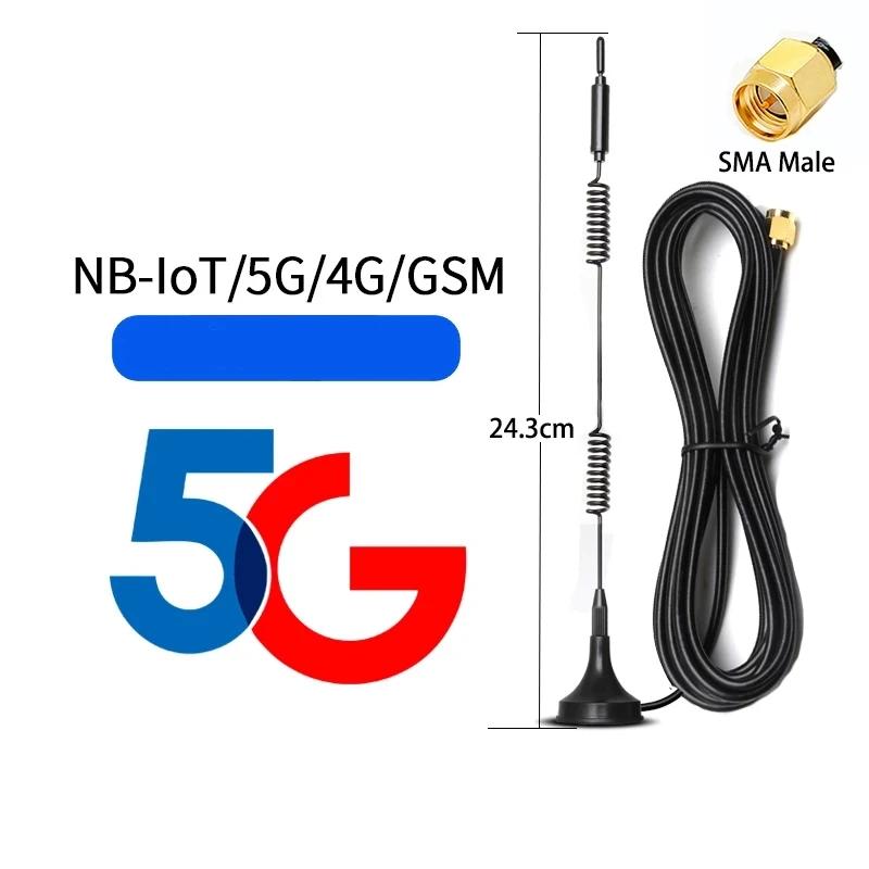 5G мини-антенна с спиральной пружиной 2G GSM 3G GPRS 4G NB-IoT полнодиапазонная Мобильная