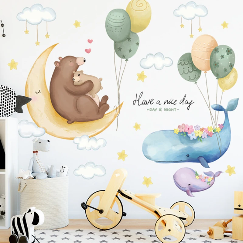 Cartoon Beer hot air balloon wall stickers for baby room removable cartoon moon dolphin wall decals
Cartoon Beer hot air balloon wall stickers for baby room removable cartoon moon dolphin wall decals