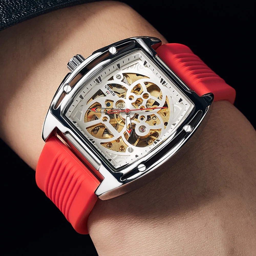 Luxury Designer Branded Mechanical Watch for Men Creative Hollow Wristwatch Waterproof Rubber Strap Automatic Clock Male relogio
Luxury Designer Branded Mechanical Watch for Men Creative Hollow Wristwatch Waterproof Rubber Strap Automatic Clock Male relogio
