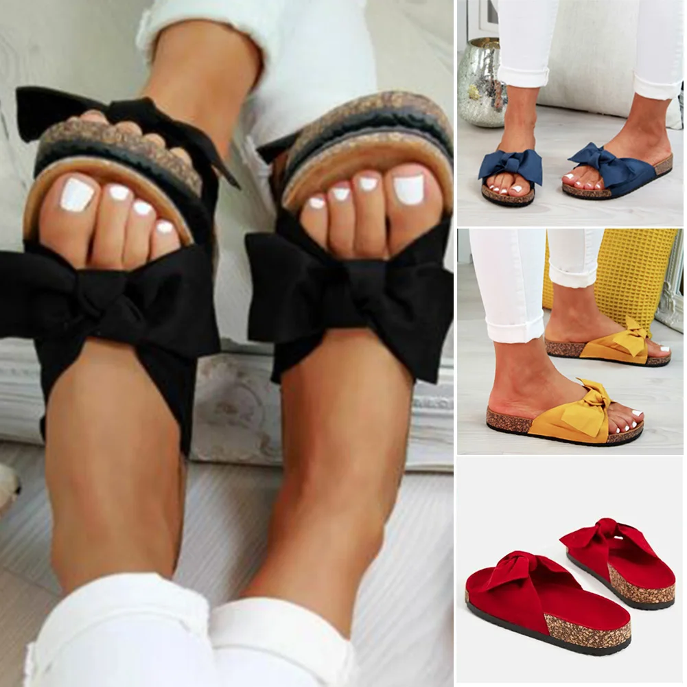 New Arrival Women Ladies Slip On Sliders Bowknot Flatform Summer Sandals Shoes for Beach
New Arrival Women Ladies Slip On Sliders Bowknot Flatform Summer Sandals Shoes for Beach