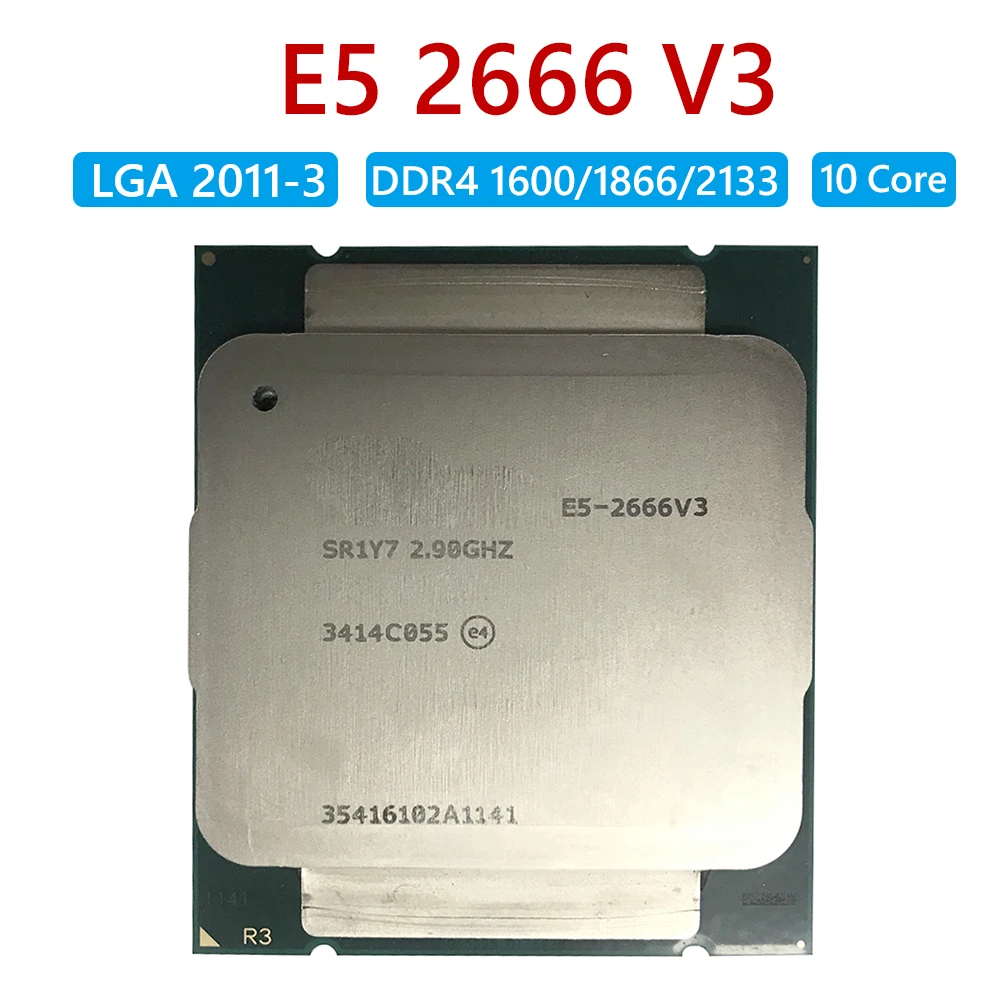 90% new Used CPU For Intel Xeon E5 2666 V3 DDR3/DDR4 Processor SR1Y7 2.9Ghz 10 Core 135W Socket LGA 2011-3 Replacement CPU
90% new Used CPU For Intel Xeon E5 2666 V3 DDR3/DDR4 Processor SR1Y7 2.9Ghz 10 Core 135W Socket LGA 2011-3 Replacement CPU