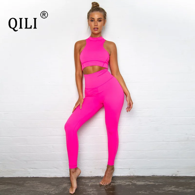 QILI Women Casual Fitness Outfits Crop Top0 + Biker Pants Skinny Long Pants 2 Piece Matchiong Outfits Fashion Jumpsuits
QILI Women Casual Fitness Outfits Crop Top0 + Biker Pants Skinny Long Pants 2 Piece Matchiong Outfits Fashion Jumpsuits