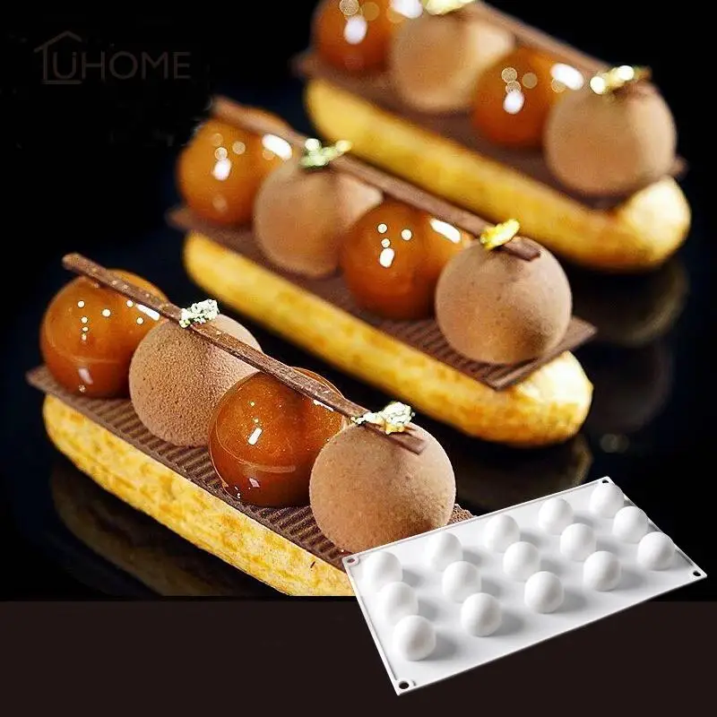 3D Silicone Molds Mini Truffle 15 Hole Round Ball Shaped Baking Moulds Cake Mold for Dessert Muffin Brownie Pudding Jello TN88
3D Silicone Molds Mini Truffle 15 Hole Round Ball Shaped Baking Moulds Cake Mold for Dessert Muffin Brownie Pudding Jello TN88