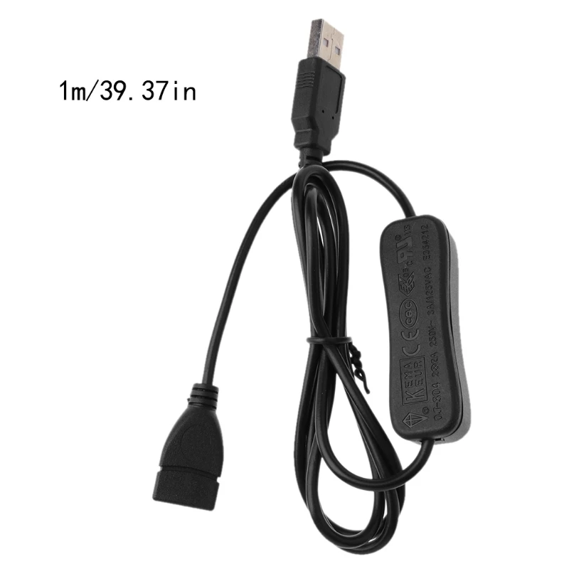 USB Extension Cable ON OFF Switch for PC Fan LED Lamp Charger Raspberry Pi | Электроника