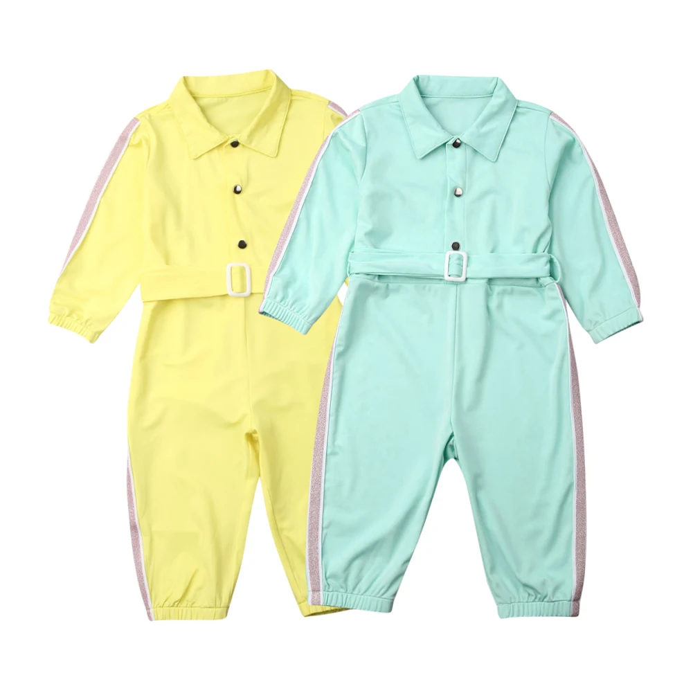 Boutique Toddler Romper Kids Baby Girl Clothes Long Sleeve Belt Jumpsuit Romper Outfit Set Size 3-7Y
Boutique Toddler Romper Kids Baby Girl Clothes Long Sleeve Belt Jumpsuit Romper Outfit Set Size 3-7Y