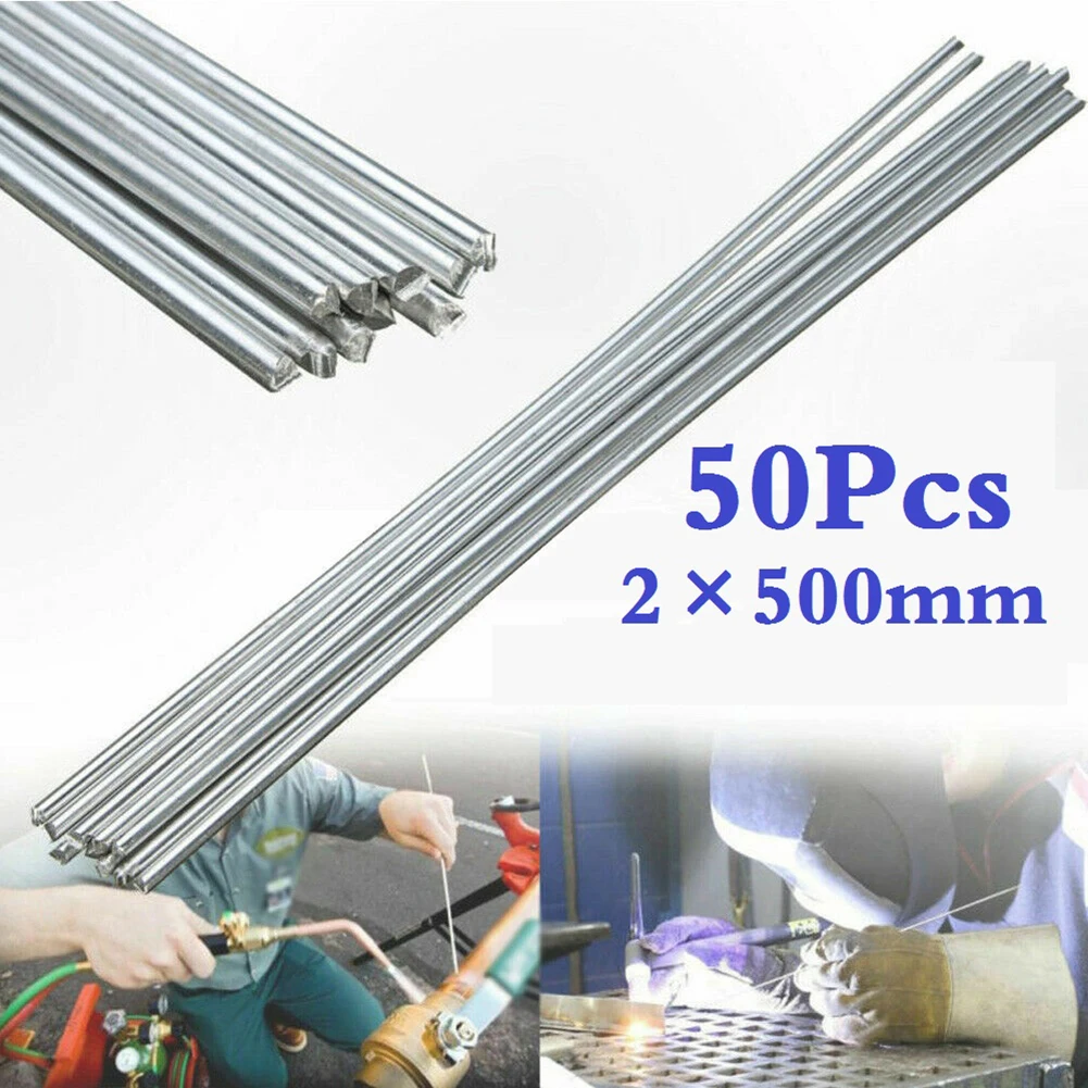 50pcs 2x500mm Low Temperature Aluminium Welding Wires Soldering Brazing Repair Rods Easy Melt Welding Rods For Aluminum Welding
50pcs 2x500mm Low Temperature Aluminium Welding Wires Soldering Brazing Repair Rods Easy Melt Welding Rods For Aluminum Welding