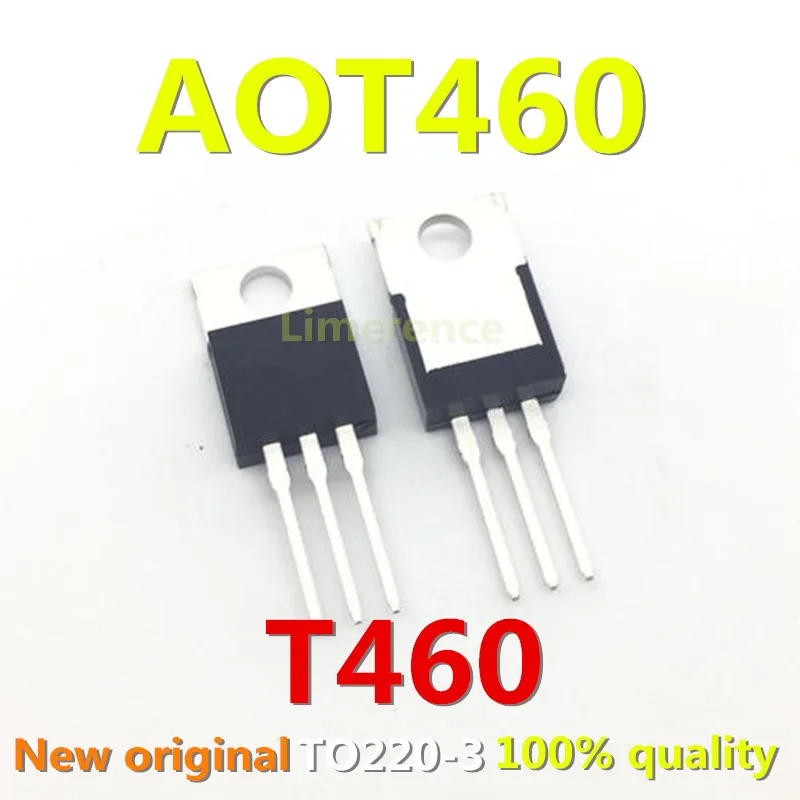 

100% nuevo 50 unids/lote original MOSFET T460 AOT460 85A 60V TO-220 Transistor