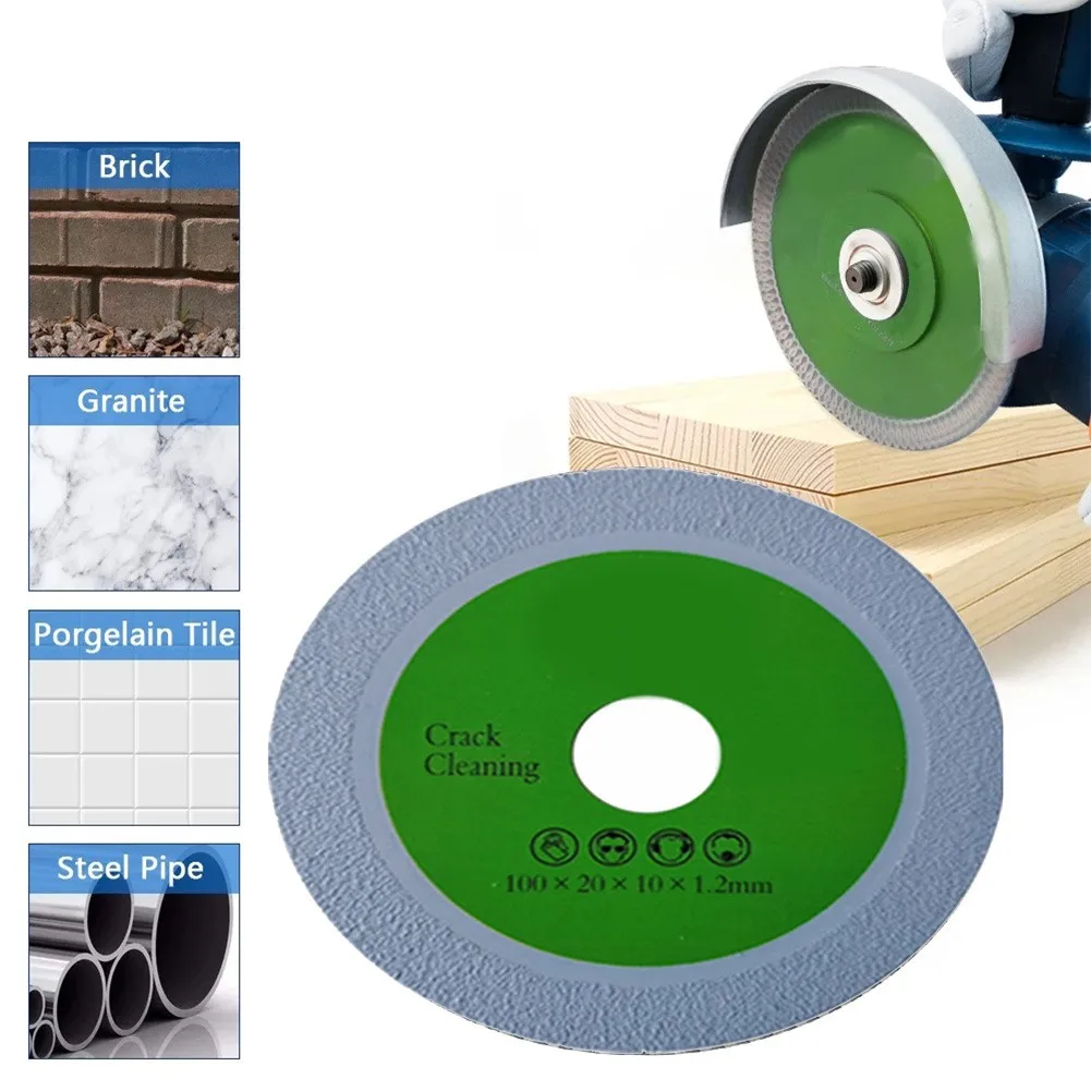 Diamond Saw Blade Ceramic Tile Ordinary Glass Jade Marble Polishing Cutting Blade Sharp Durable Brazing Grinding Disc 100mm
Diamond Saw Blade Ceramic Tile Ordinary Glass Jade Marble Polishing Cutting Blade Sharp Durable Brazing Grinding Disc 100mm