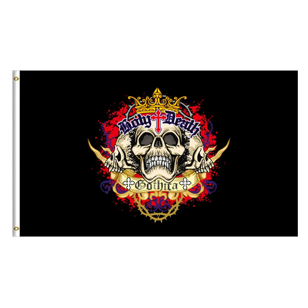 Personalized design skull banner 100D Polyester 3x5 Ft Pow Mia Flag For Advertising
Personalized design skull banner 100D Polyester 3x5 Ft Pow Mia Flag For Advertising