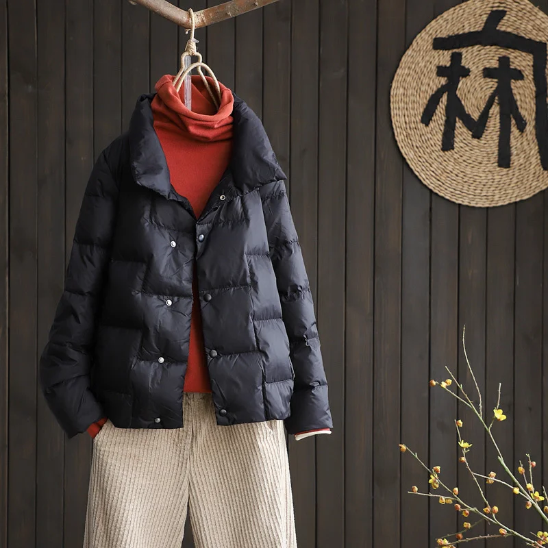 Fashion short down jacket women's 2021 new Korean versatile jacket of light and slim and warm
Fashion short down jacket women's 2021 new Korean versatile jacket of light and slim and warm