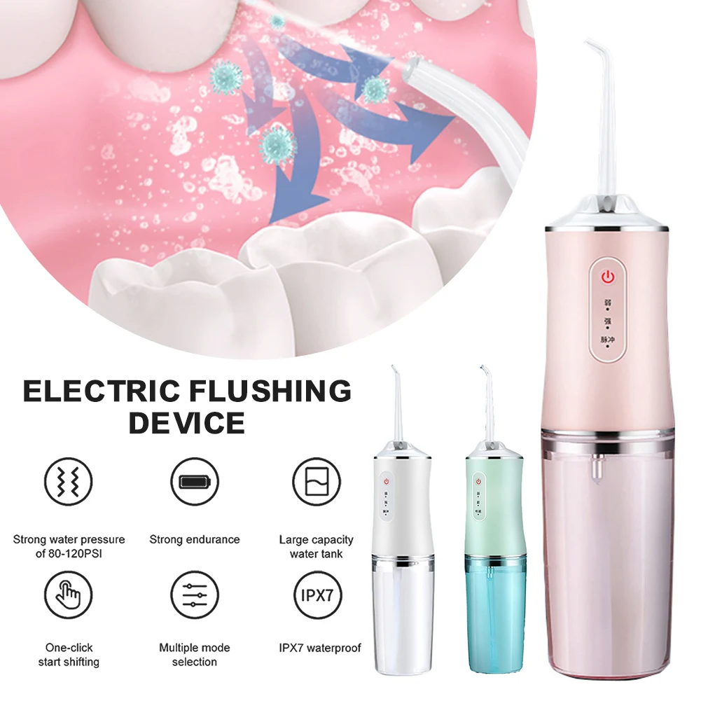 Cordless Water Flosser for Teeth Cleaning with 4 Nozzles Rechargeable Teeth Cleaner for Oral Teeth Care Skin care products New
Cordless Water Flosser for Teeth Cleaning with 4 Nozzles Rechargeable Teeth Cleaner for Oral Teeth Care Skin care products New