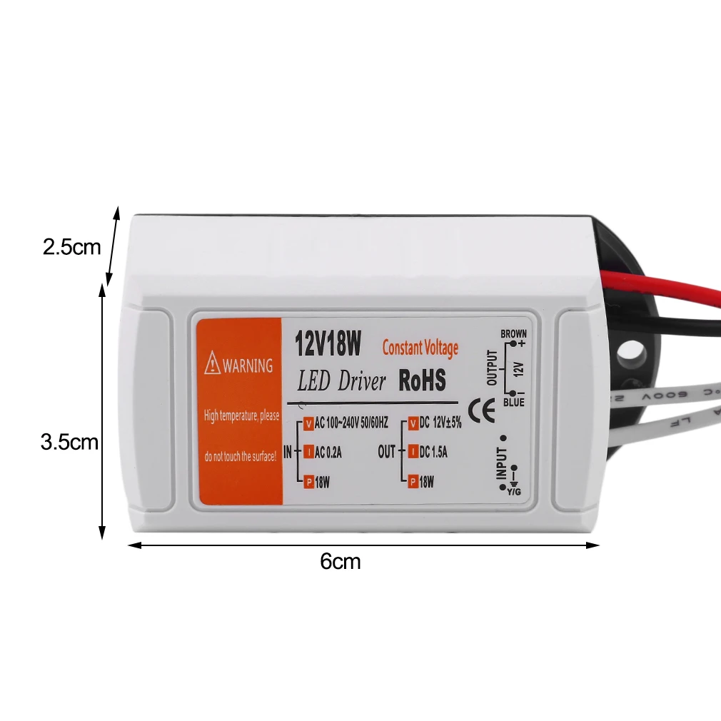 ICOCO 18W/28W/48W/72W/100W Power Supply DC 12v LED Driver Adapter Transformer Switch Output 100V-240V For LED Strip
ICOCO 18W/28W/48W/72W/100W Power Supply DC 12v LED Driver Adapter Transformer Switch Output 100V-240V For LED Strip