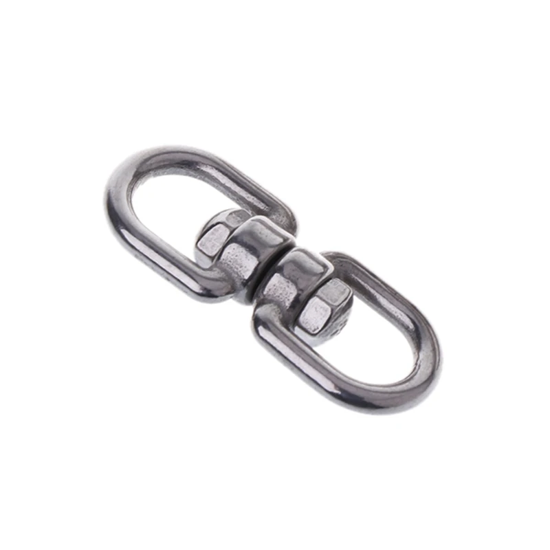 

EDC 8 Shape Rotary Buckle Safety Climbing Swivel Hook Connector Carabiner Clasp W89F