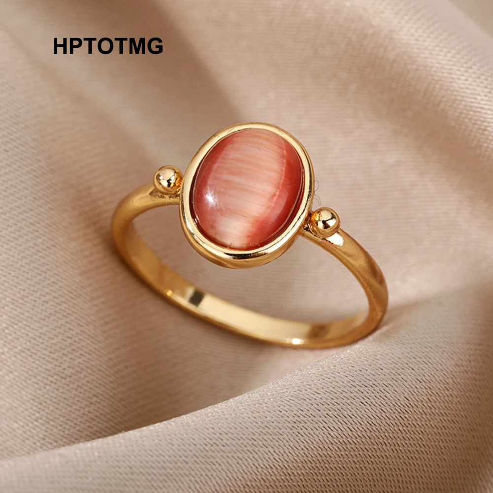 Vintage Enamel Opal Rings for Women Teens Stainless Steel Ring Goth Jewelry for Women Punk Wedding Couple Rings bague femme
Vintage Enamel Opal Rings for Women Teens Stainless Steel Ring Goth Jewelry for Women Punk Wedding Couple Rings bague femme