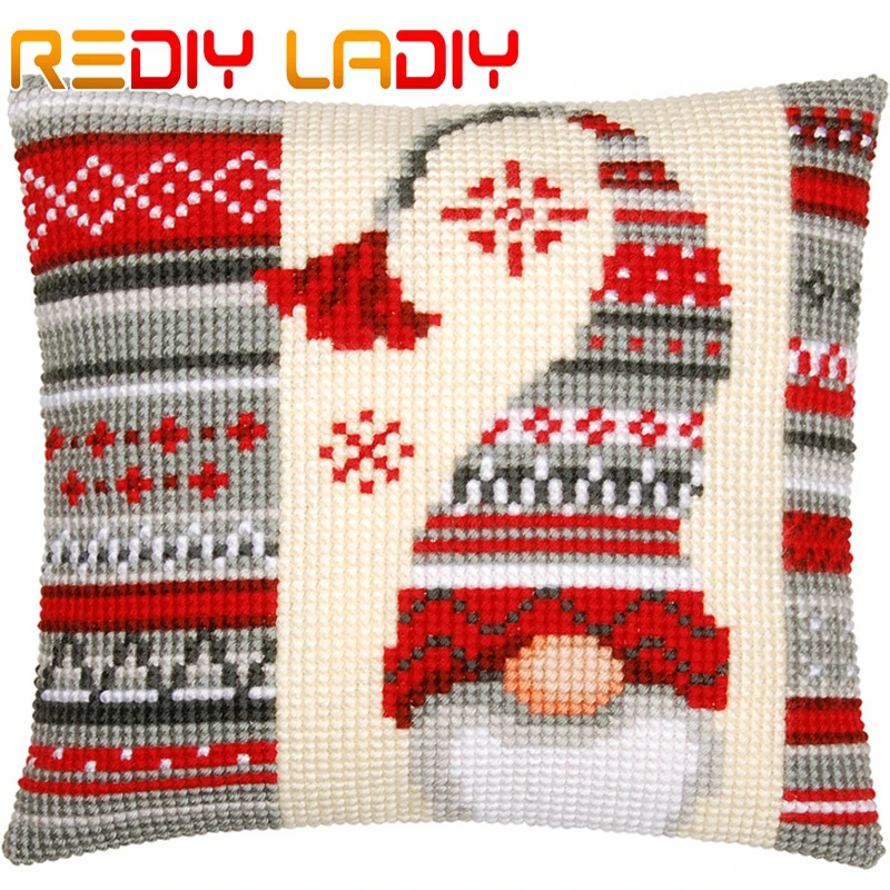 Cross Stitch Cushion Father Christmas Chunky Cross Stitch Kits Needlepoint Pre-Printed Canvas Acrylic Yarn Pillow Case Crafts
Cross Stitch Cushion Father Christmas Chunky Cross Stitch Kits Needlepoint Pre-Printed Canvas Acrylic Yarn Pillow Case Crafts
