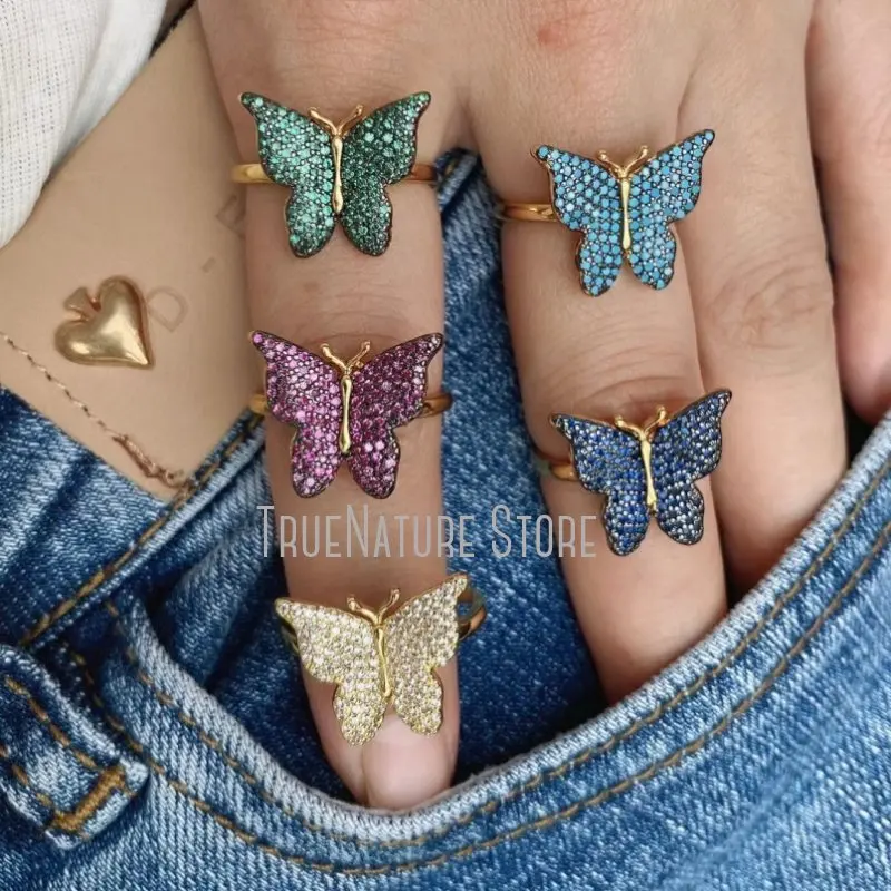 5Pcs RM39101 Women's Jewelry Gold For Women Adjustable Rings Copper Jewelry Colors Gold Plated Cubic Zirconia Butterfly Ring
5Pcs RM39101 Women's Jewelry Gold For Women Adjustable Rings Copper Jewelry Colors Gold Plated Cubic Zirconia Butterfly Ring