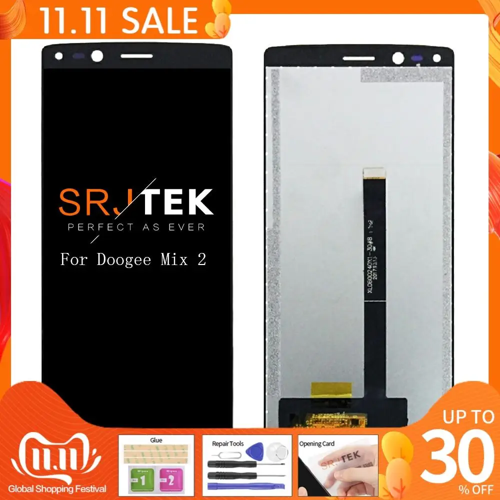 Tested 5.99" For Doogee Mix 2 LCD Display and Touch Screen Digitizer Assembly For Doogee Mix2 LCD Screen Senor Replacement Parts
Tested 5.99" For Doogee Mix 2 LCD Display and Touch Screen Digitizer Assembly For Doogee Mix2 LCD Screen Senor Replacement Parts