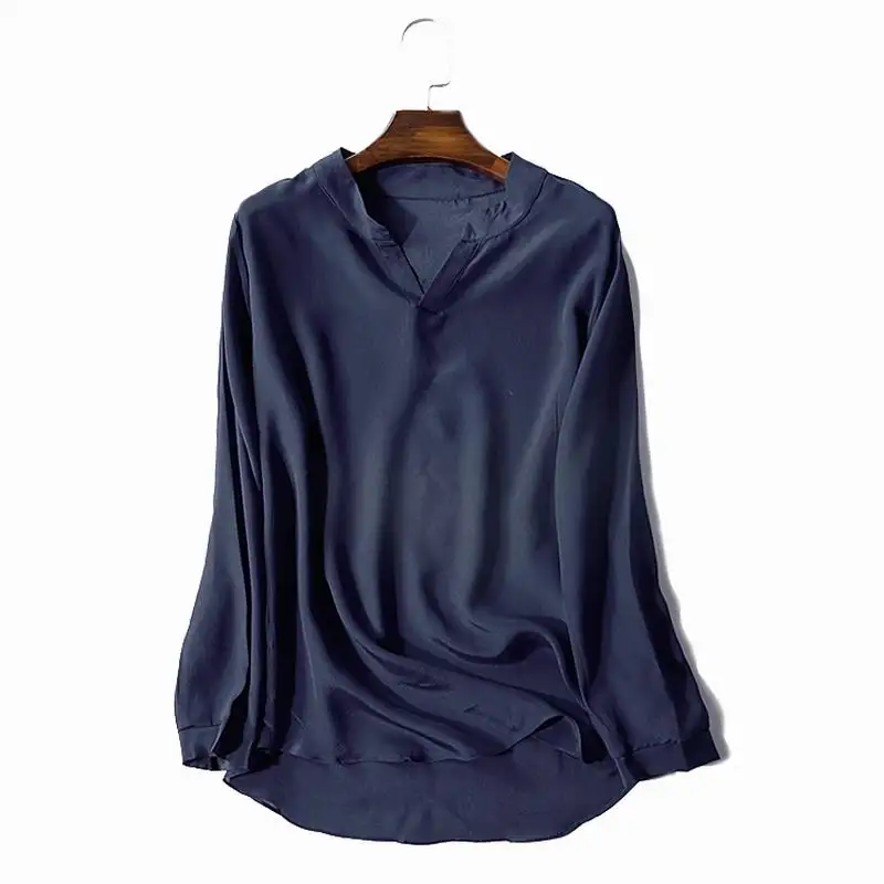 New 2021 100% Silk Blouse Top Women High Quality Pure Silk Shirt Blue Summer Broken Size Limited Quantities
New 2021 100% Silk Blouse Top Women High Quality Pure Silk Shirt Blue Summer Broken Size Limited Quantities