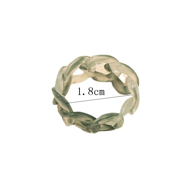 1PC 2021 Fashion Colorful Transparent Acrylic Resin Chain Rings for Women Girls Vintage Geometric Rings Party Jewelry
1PC 2021 Fashion Colorful Transparent Acrylic Resin Chain Rings for Women Girls Vintage Geometric Rings Party Jewelry