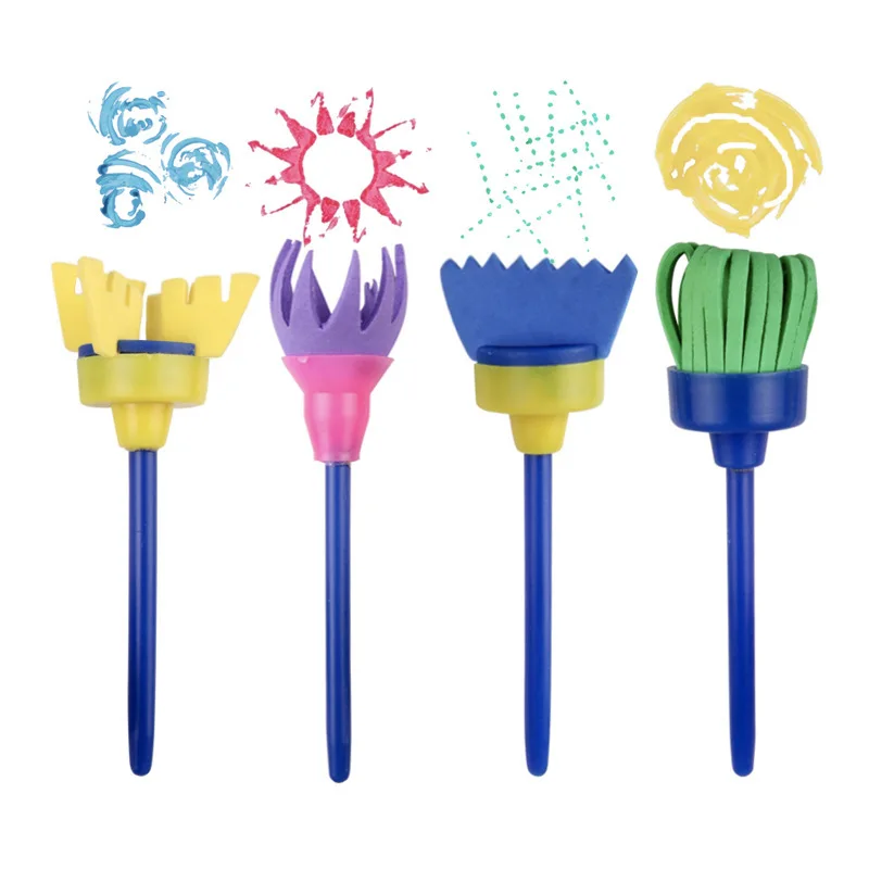 25pcs/set DIY Graffiti Sponge Art Supplies Brushes Seal Painting Tools Funny Drawing Toys Funny Creative Toy For Kid Children
25pcs/set DIY Graffiti Sponge Art Supplies Brushes Seal Painting Tools Funny Drawing Toys Funny Creative Toy For Kid Children