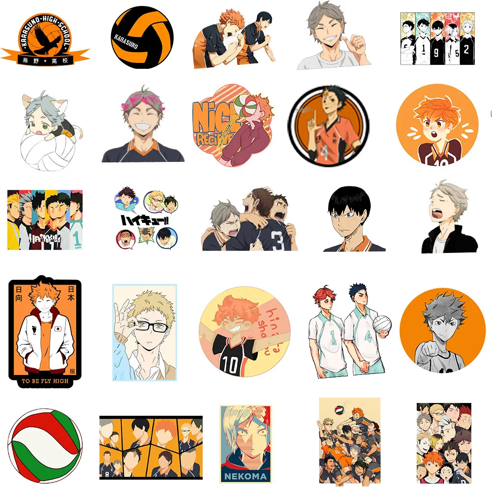 50/100Pcs Haikyuu!! Stickers Japanese Anime Sticker Volleyball for Decal on Guitar Suitcase Laptop Phone Fridge Motorcycle Car
50/100Pcs Haikyuu!! Stickers Japanese Anime Sticker Volleyball for Decal on Guitar Suitcase Laptop Phone Fridge Motorcycle Car