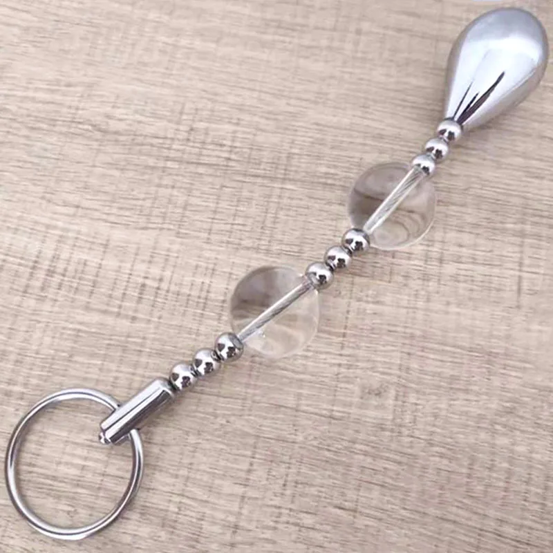 

Metal Glass Anal Beads G Spot Stimulator Butt Plug Anus Dilator Masturbators Sex Toys For Men/Women Ass Plug Adult Games Erotic