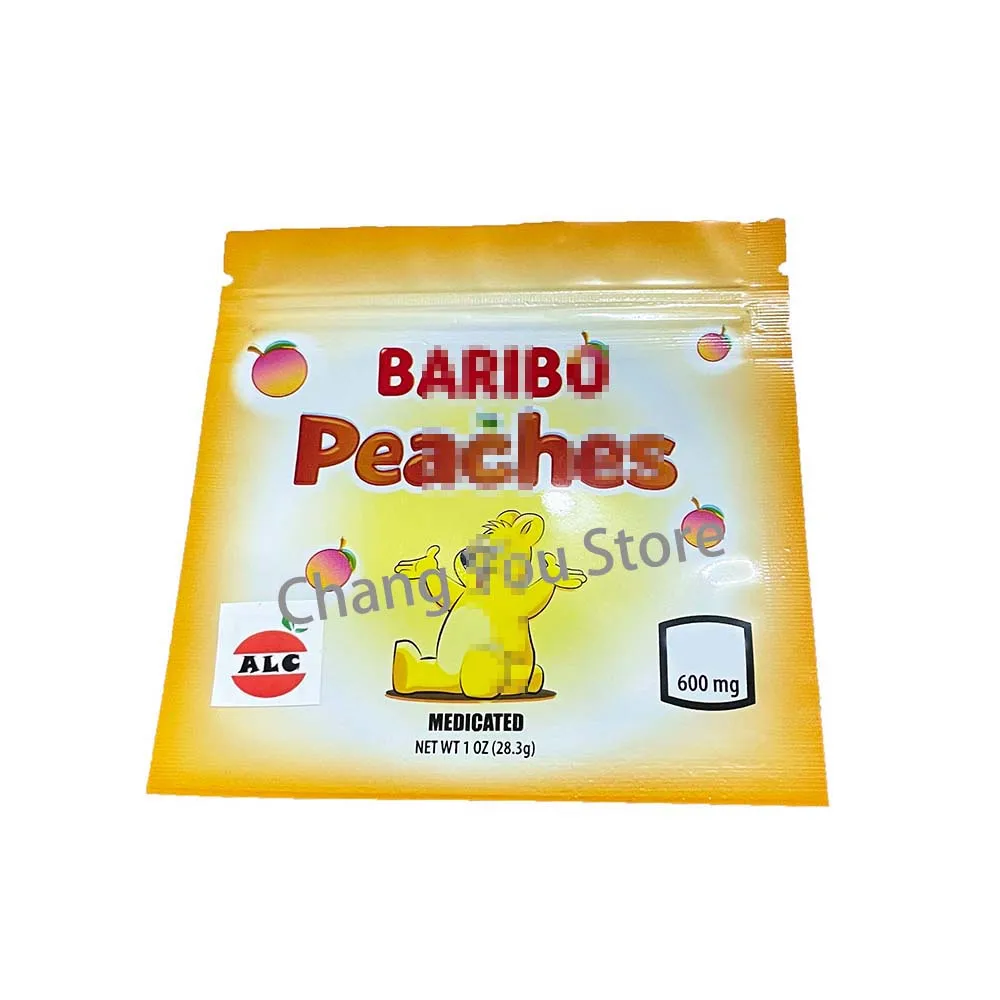 Baribo Goldbears Packaging Zip Lock Bags 600mg Baribo 6 flavor Mylar Bags(Only packaging No Food)