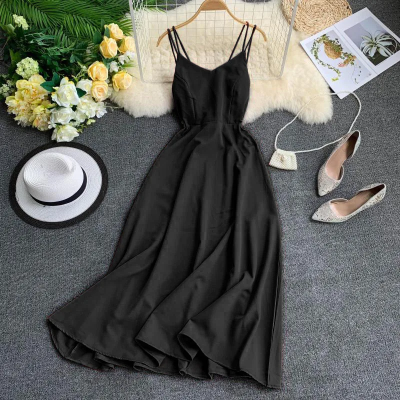 2021 Vintage Sleeveless Women Dress Summer Sexy Backless Long Dress Female Elegant Red Beach Party Dress
2021 Vintage Sleeveless Women Dress Summer Sexy Backless Long Dress Female Elegant Red Beach Party Dress