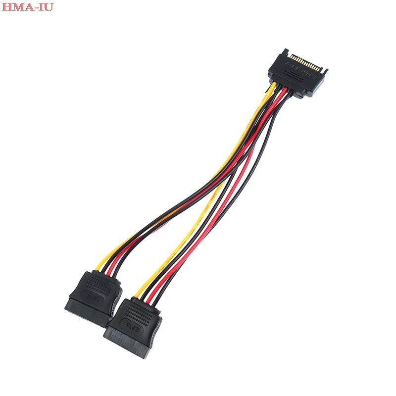 SATA Power 15pin Y Splitter One In Two Extension Cable Adapter Hard Drive Power Adapter Male To Female For HDD Hard Drive
SATA Power 15pin Y Splitter One In Two Extension Cable Adapter Hard Drive Power Adapter Male To Female For HDD Hard Drive