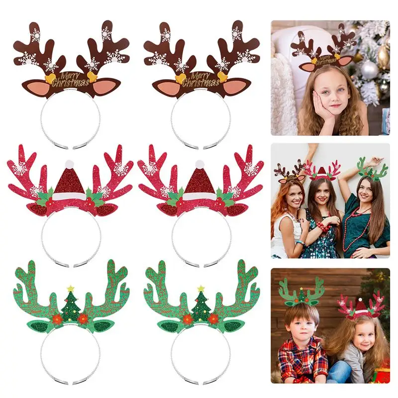 Amosfun 9PCS Christmas Headband Reindeer Antlers Hair Hoops Headdress Party Favors Supplies Decorations Xmas Hair Hoop
Amosfun 9PCS Christmas Headband Reindeer Antlers Hair Hoops Headdress Party Favors Supplies Decorations Xmas Hair Hoop