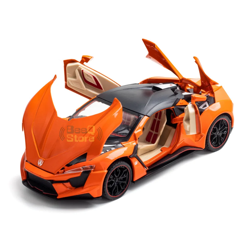 Scale 1:24 Lykan Alloy Modle Car 1/24 Pull Back Model Alloy Sports Diecast Sound Light Super Racing Car Toys For Children
Scale 1:24 Lykan Alloy Modle Car 1/24 Pull Back Model Alloy Sports Diecast Sound Light Super Racing Car Toys For Children