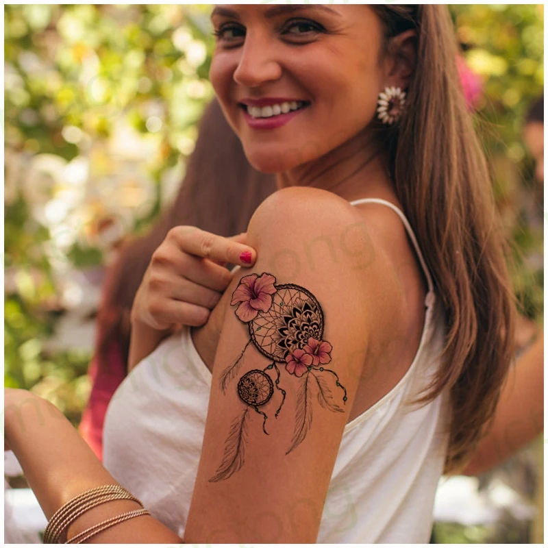 Waterproof Temporary Tattoo Stickers Dreamcatcher Feather Mermaid Snake FakeTatto Flash Tatoo Arm Leg Body Art for Woman Man
Waterproof Temporary Tattoo Stickers Dreamcatcher Feather Mermaid Snake FakeTatto Flash Tatoo Arm Leg Body Art for Woman Man