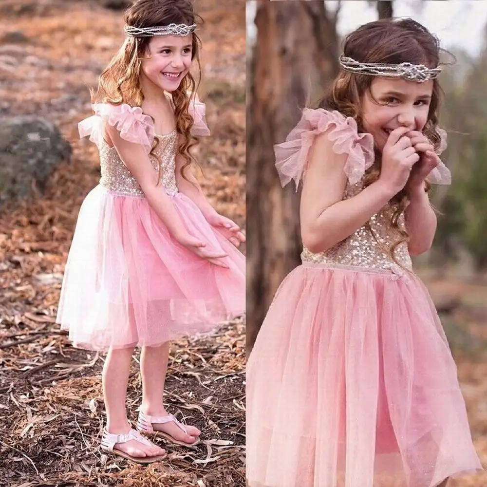 Платье-пачка для девочек, с блестками и цветами
Платье-пачка для девочек, с блестками и цветами