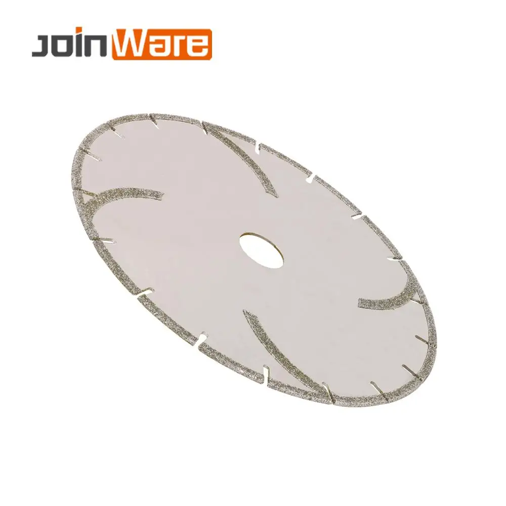 180mm Electroplated Diamond Cutting Blade Bore 22.2mm Both Side Coated for Cutting Granite Marble 1Pc Thickness 3mm
180mm Electroplated Diamond Cutting Blade Bore 22.2mm Both Side Coated for Cutting Granite Marble 1Pc Thickness 3mm