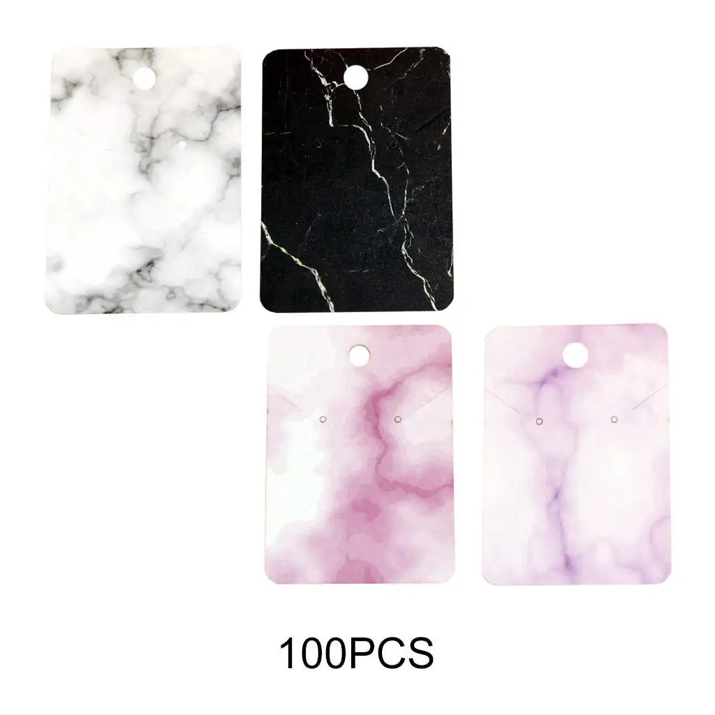 100x Marble Earring Display Cards 3 Holes 5x7cm for DIY Ear Studs Packaging
100x Marble Earring Display Cards 3 Holes 5x7cm for DIY Ear Studs Packaging