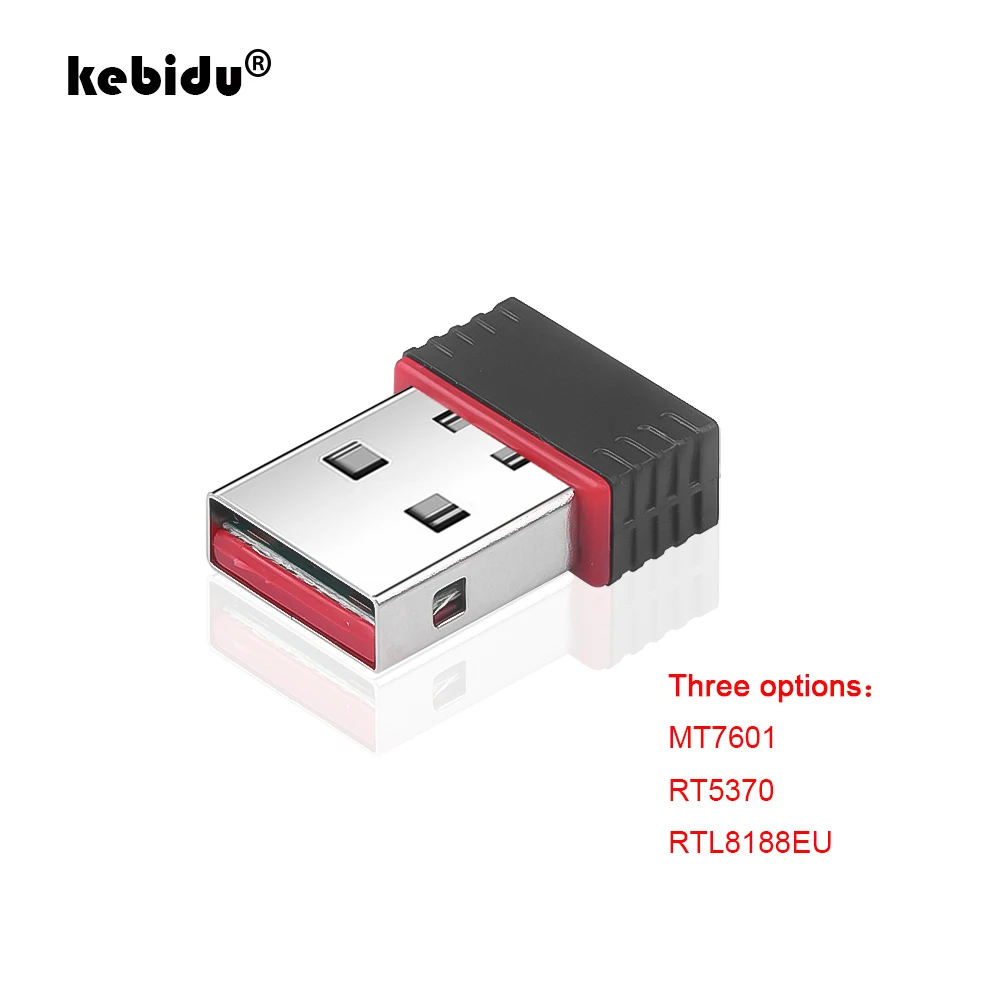 kebidu MT7601 Mini USB Wifi Adapter 802.11n Antenna 150Mbps USB Wireless Receiver Network Card USB WiFi Dongle For Desktop
kebidu MT7601 Mini USB Wifi Adapter 802.11n Antenna 150Mbps USB Wireless Receiver Network Card USB WiFi Dongle For Desktop