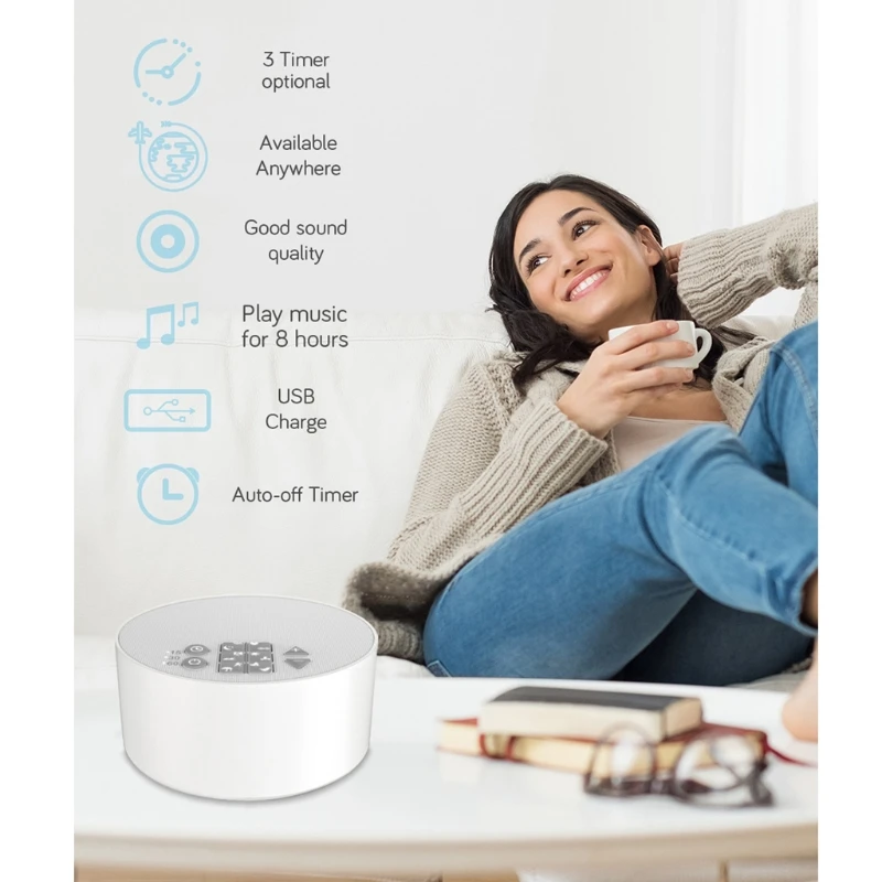 Baby Adult White Noise Machine USB Rechargeable Timed Shutdown Sleep Sound Machine with 12 Soothing Sound 2020 New 
Baby Adult White Noise Machine USB Rechargeable Timed Shutdown Sleep Sound Machine with 12 Soothing Sound 2020 New