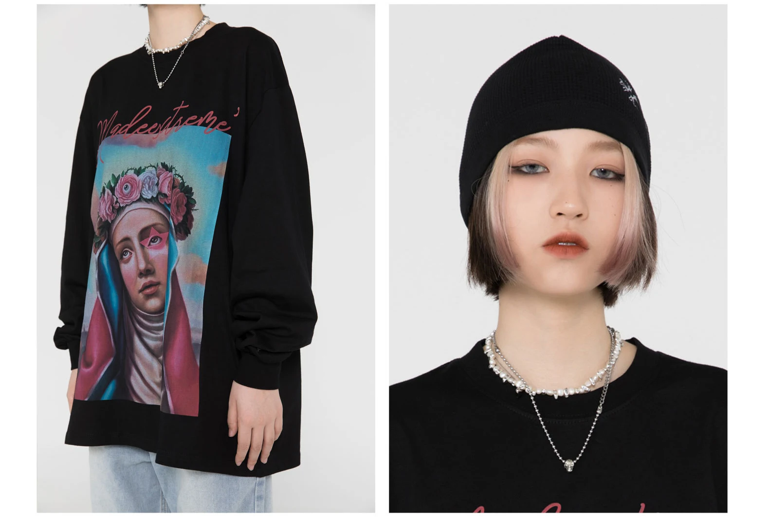 Harajuku Men Sweatshirt Oversize Drak BLACKAIR Hip Hop Virgin maria Printing Pullover Pink Cotton Streetwear Sweatshirt Tops
Harajuku Men Sweatshirt Oversize Drak BLACKAIR Hip Hop Virgin maria Printing Pullover Pink Cotton Streetwear Sweatshirt Tops