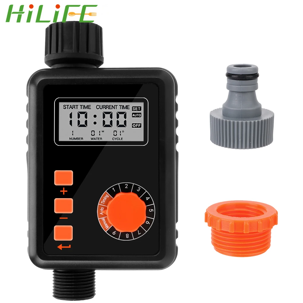HILIFE 9 Separate Timing Program Sprinkler Controller Automatic Irrigation Water Timer Electronic Irrigation Regulator
HILIFE 9 Separate Timing Program Sprinkler Controller Automatic Irrigation Water Timer Electronic Irrigation Regulator
