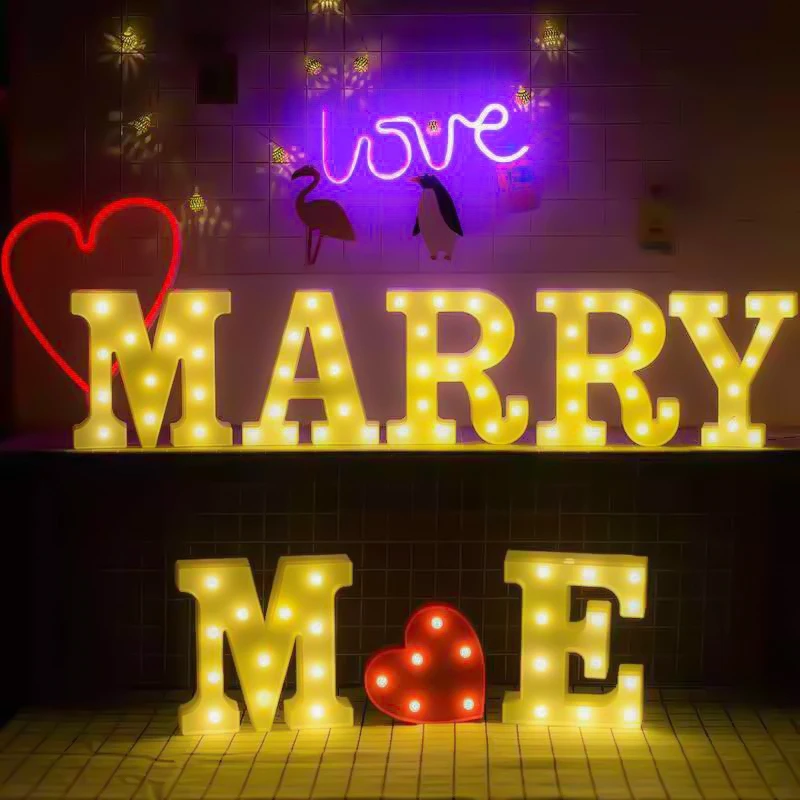 16/22CM DIY Luminous Lights LED Letter Night Light Creative Letters Alphabet Number Battery Lamp Romantic Party Decoration
16/22CM DIY Luminous Lights LED Letter Night Light Creative Letters Alphabet Number Battery Lamp Romantic Party Decoration