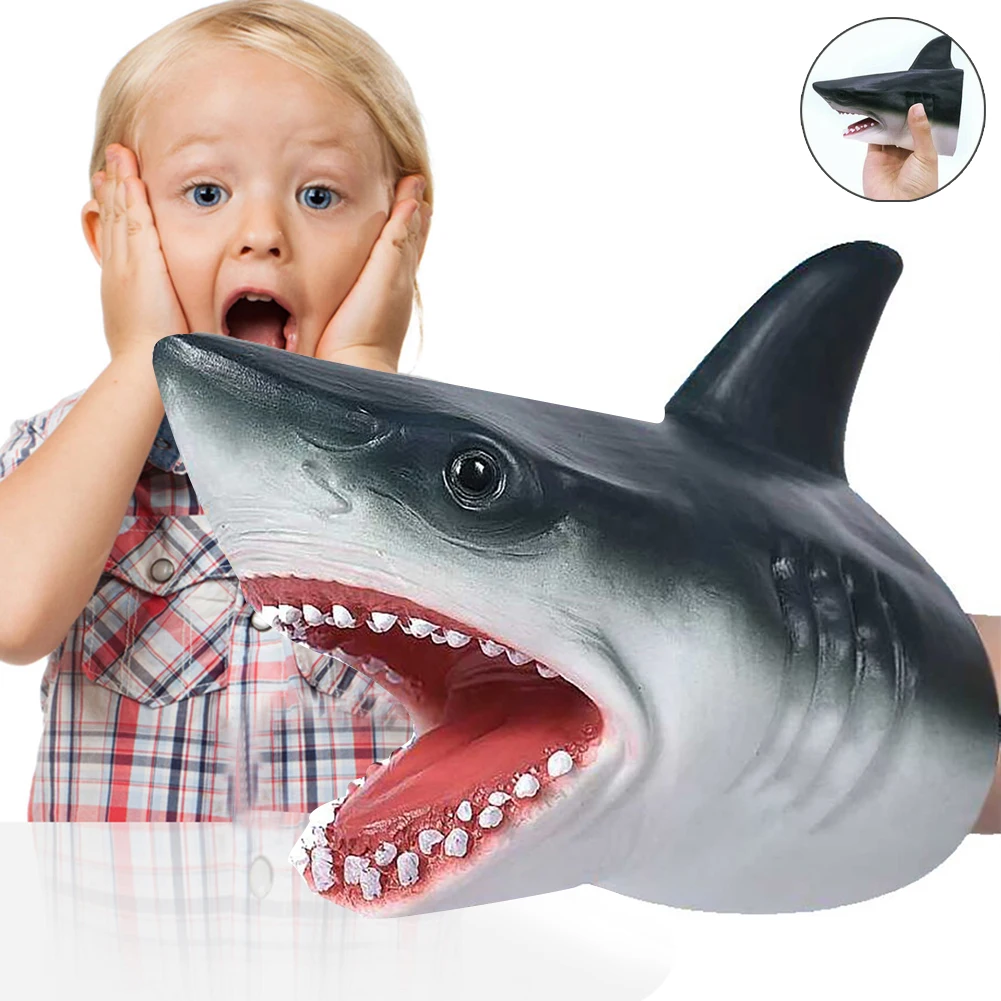Shark Hand Puppet TPR Animal Head Gloves Figure Simulation Animals Kids Toy Model Scaring Gag Halloween Jokes kids Gifts
Shark Hand Puppet TPR Animal Head Gloves Figure Simulation Animals Kids Toy Model Scaring Gag Halloween Jokes kids Gifts