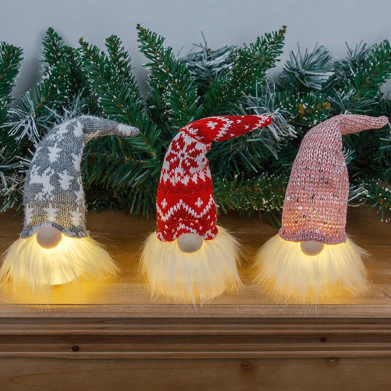 Christmas Night Light Forest Old Man with Light Dwarf Faceless Doll Pendant Luminous Christmas Tree Pendant Rudolph Night Light
Christmas Night Light Forest Old Man with Light Dwarf Faceless Doll Pendant Luminous Christmas Tree Pendant Rudolph Night Light