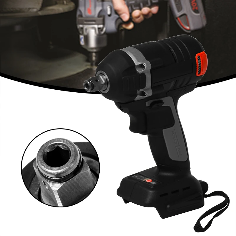 18V Brushless Cordless Electric Impact Wrench Rechargeable 1/2 Socket Wrench Woodworking Power Tool For 18V Makita Battery
18V Brushless Cordless Electric Impact Wrench Rechargeable 1/2 Socket Wrench Woodworking Power Tool For 18V Makita Battery