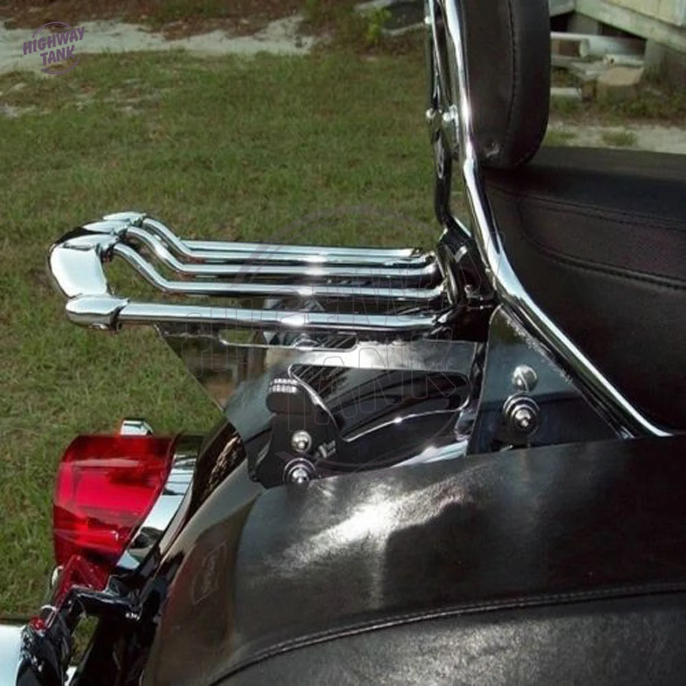 Chrome Motorcycle Air Wing 4 Docking Hardware Kit Two-Up Luggage Rack case for Harley Touring Road King 2009-2013 
Chrome Motorcycle Air Wing 4 Docking Hardware Kit Two-Up Luggage Rack case for Harley Touring Road King 2009-2013