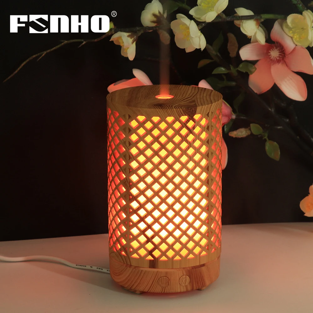 FUNHO Electric Aromatherapy Essential Oil Diffuser Ultrasonic Air Humidifier Cool Mist Maker Mini LED Light For Home Office | Бытовая