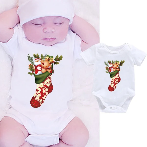 DERMSPE New Fashion Newborn Boys Girls Lovely Christmas Cartoon Printed O-neck Toddler Romper Short Sleeve Kids Bodysuit
DERMSPE New Fashion Newborn Boys Girls Lovely Christmas Cartoon Printed O-neck Toddler Romper Short Sleeve Kids Bodysuit
