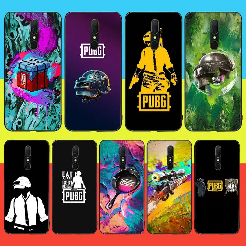 Мягкий черный Чехол PENGHUWAN PUBG Airdrop 98K для Oppo A5 A9 2020 A11x A71 A73S A1K A83|Бамперы| |