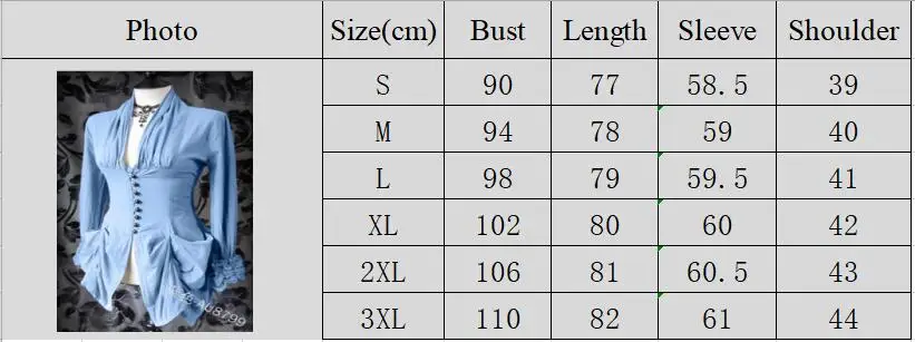 Medieval Retro Corset Sexy Gothic Women Vintage Tuxedo Court Shirt Solid Color Temperament V-neck Buckled Long-sleeved Top
Medieval Retro Corset Sexy Gothic Women Vintage Tuxedo Court Shirt Solid Color Temperament V-neck Buckled Long-sleeved Top
