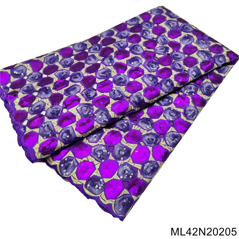 Latest African Organza Tulle Lace With Sequins Embroidery Fabric 5 Yards ML42N202
Latest African Organza Tulle Lace With Sequins Embroidery Fabric 5 Yards ML42N202